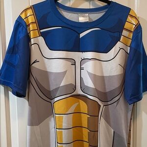Dragon Ball Z Blue and Yellow costume T-Shirt
